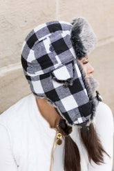 Buffalo Plaid Winter Ear Flap Trapper Hat, Trapper Hats, $ 36.95, A Moment Of Now™